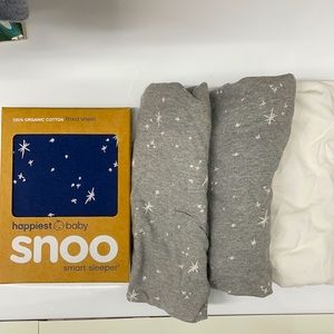 SNOO fitted sheet - 3 EUC, 1 NIB, 1 liner